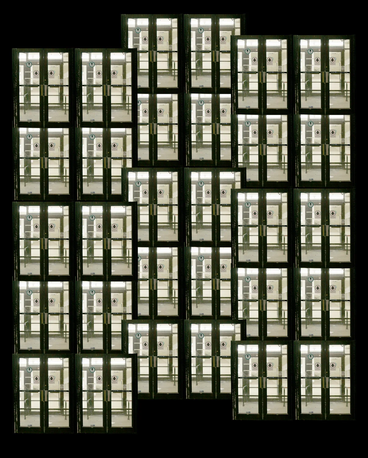 Fundamentals 7, inkjet on vinyl, 7 x 5.6 feet, 2009