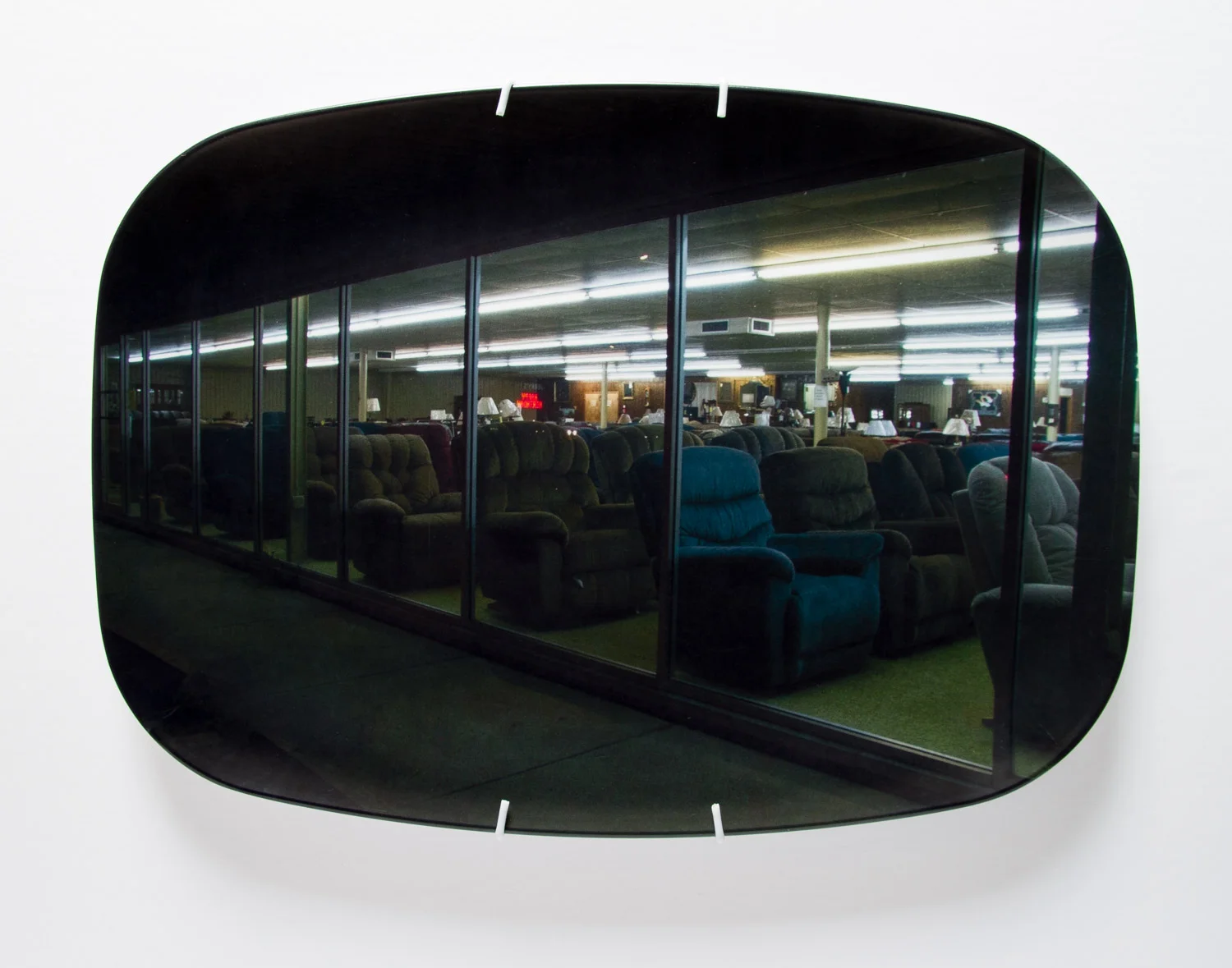 American Mythologies , photograph on melamine platter, 10 x 14 inches, 2014 (Sullivan, MO)