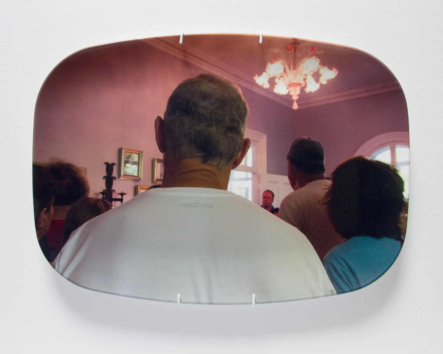 American Mythologies , photograph on melamine platter, 10 x 14 inches, 2015 (Key West, FL)