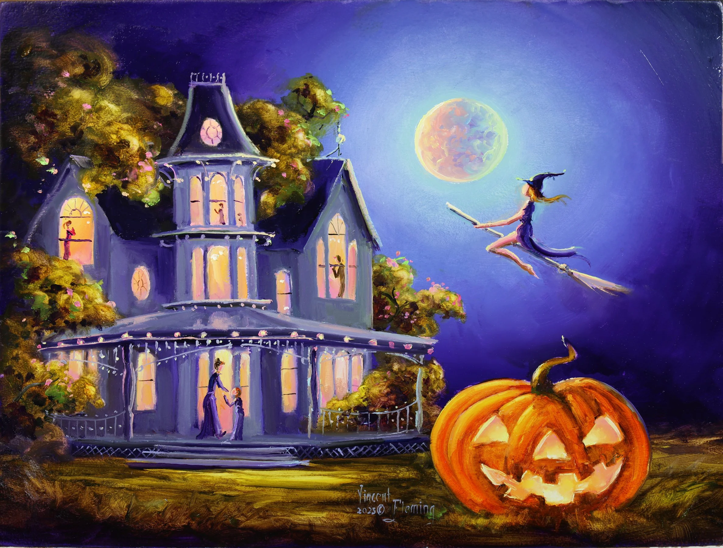 2025 haloween 20x24 oil