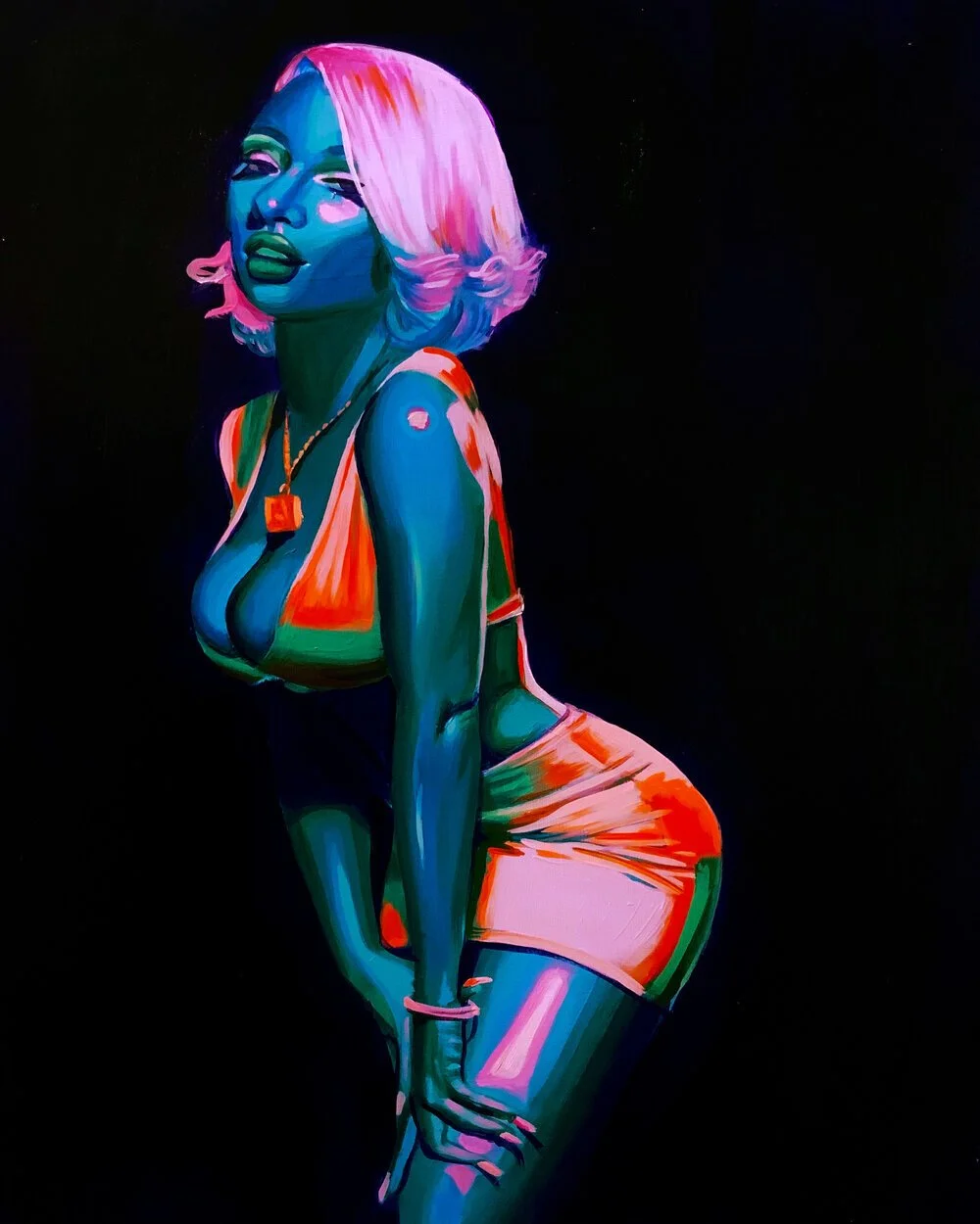 Tina Snow - Acrylic on Board - 2020