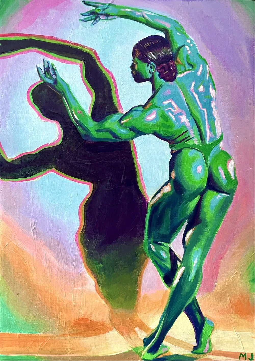 Dream Dance - Acrylic on Wood -  2022