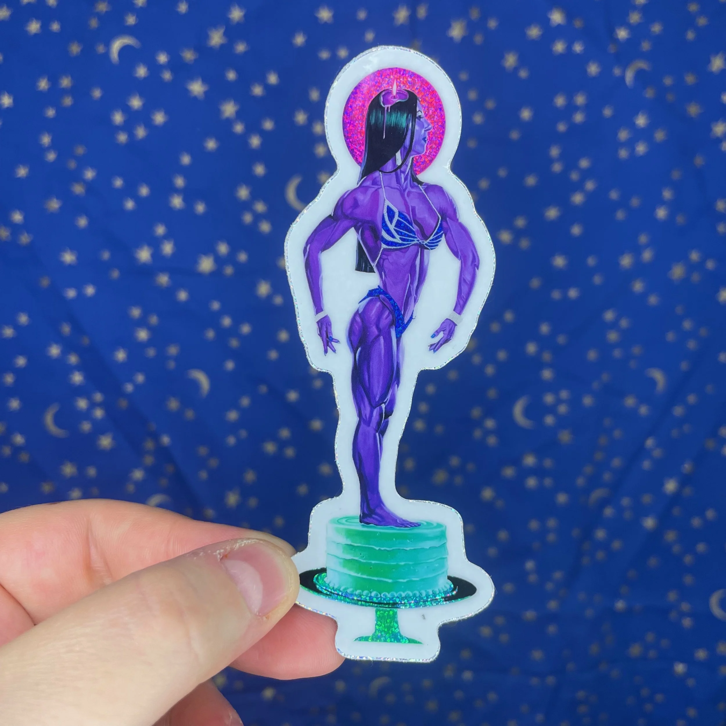 Birthday Girl - Glitter Sticker