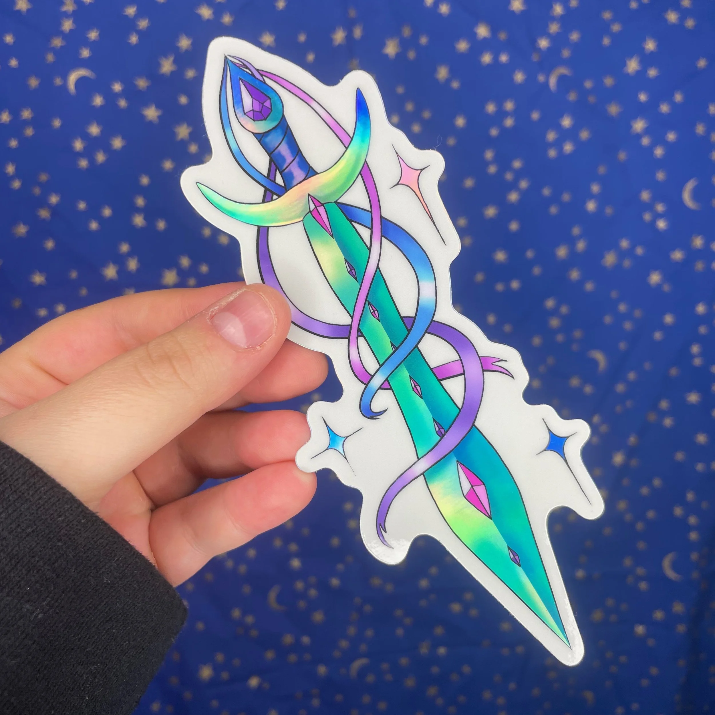 Magic Sword - Holographic Sticker