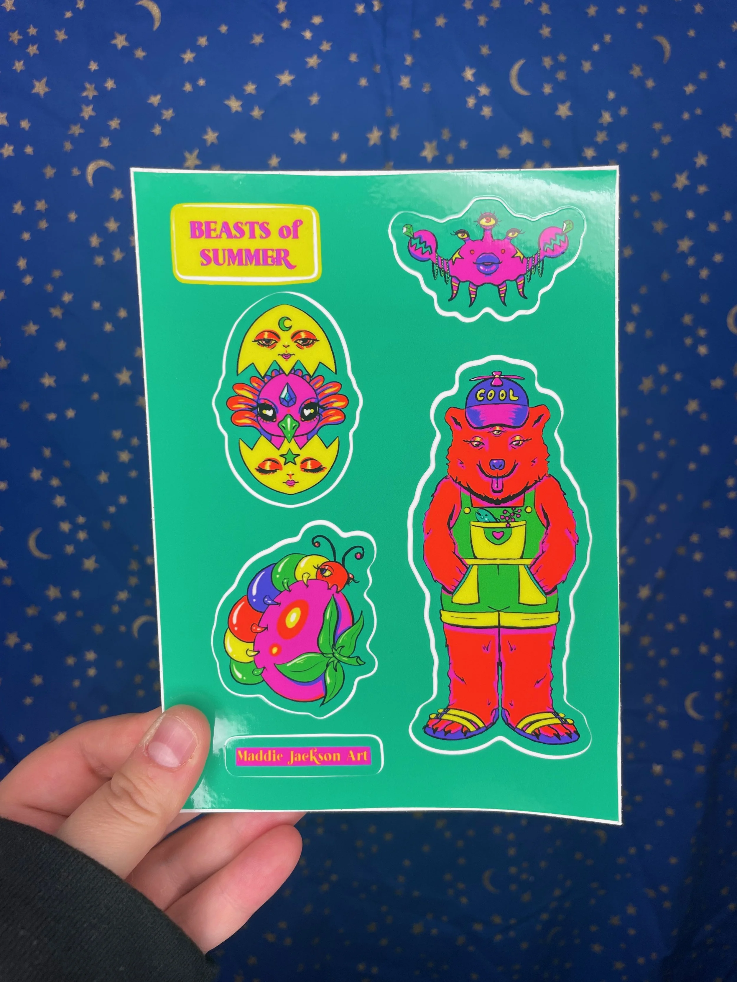 Beasts of Summer - Sticker Sheet