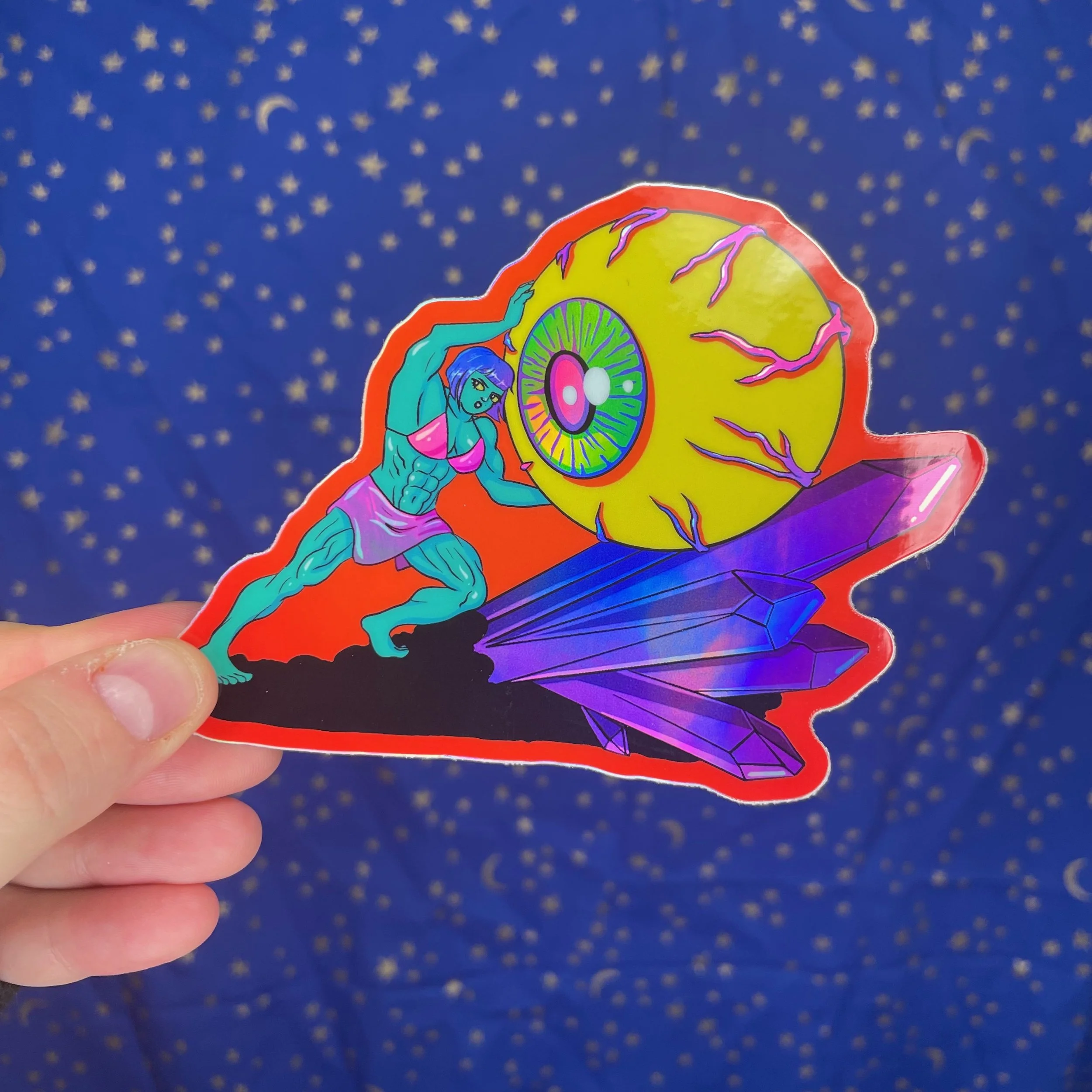 Sisyphus - Holographic Sticker