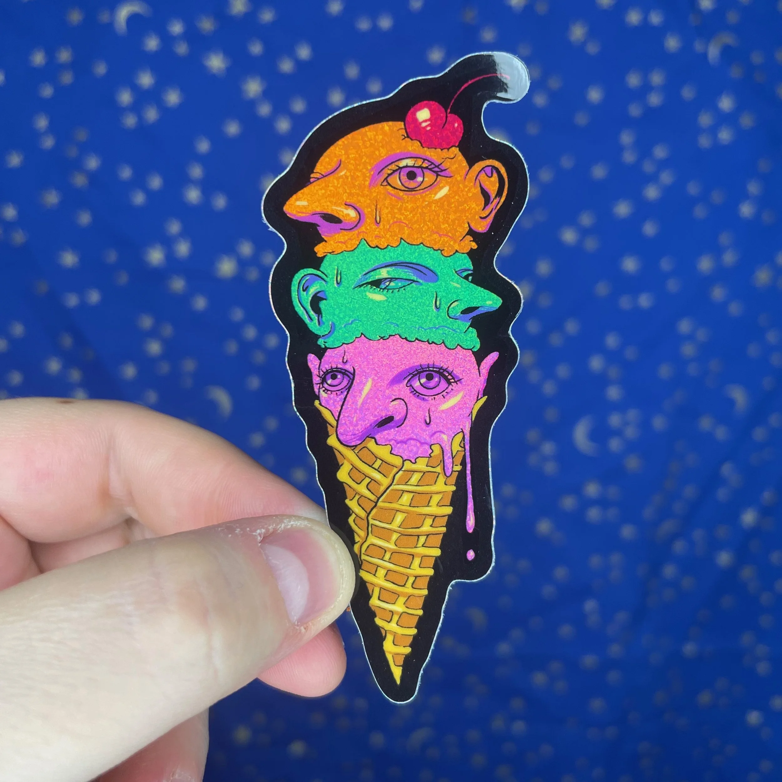 Ice Cream Boys - Glitter Sticker