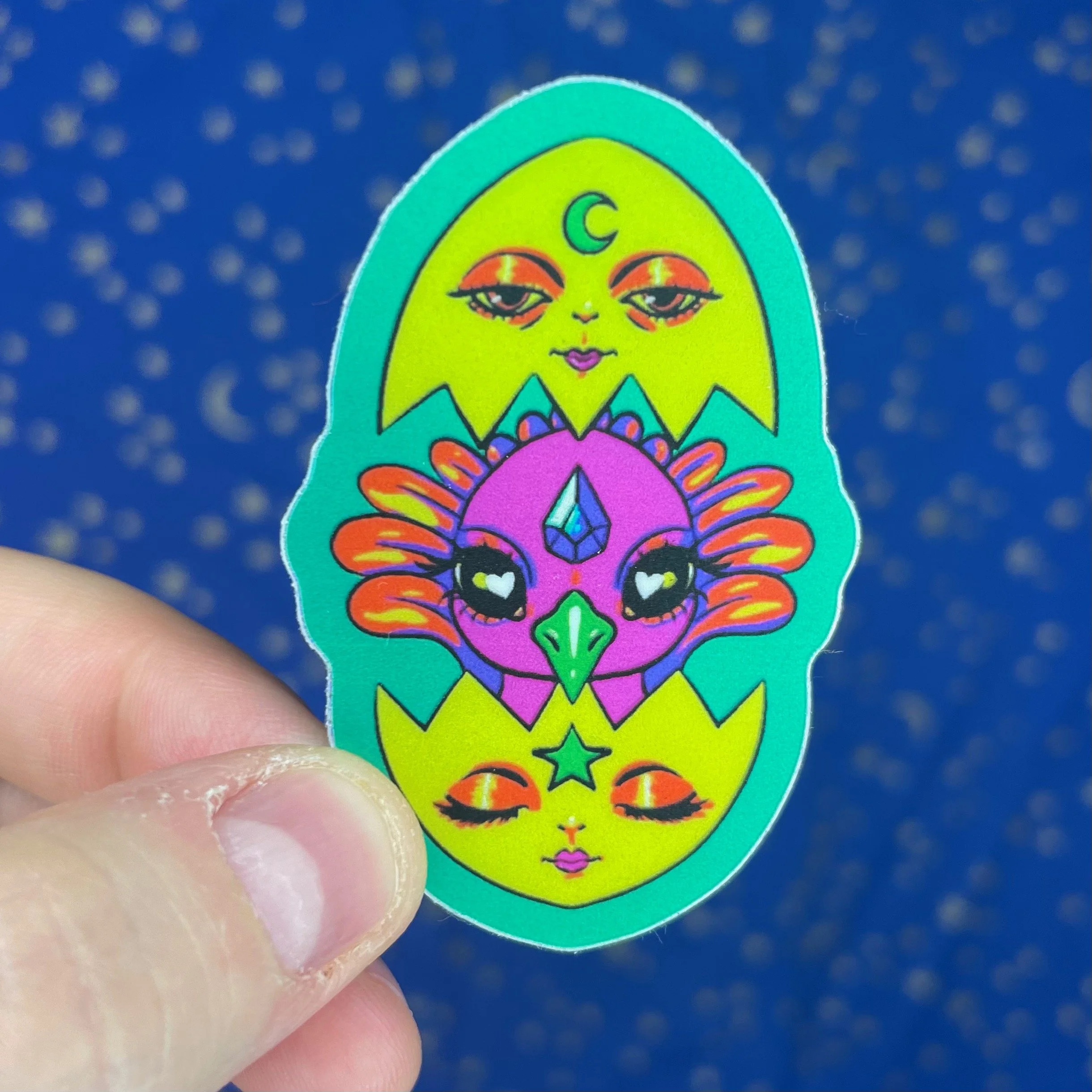 Egg Baby - Pearlescent Sticker