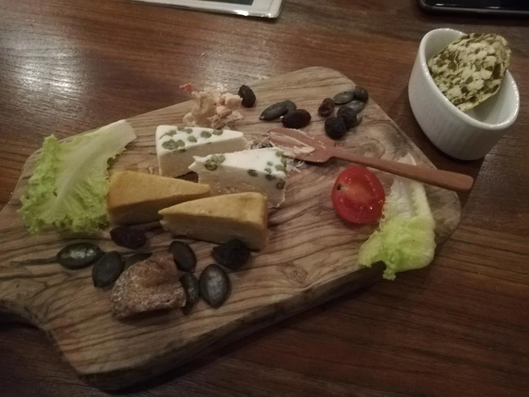 Vegan fermented cheese board, CHOICE, Kyoto