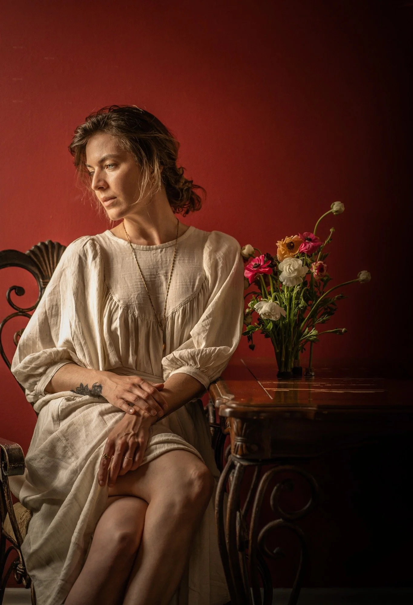 Ranunculus, A Self Portrait Series