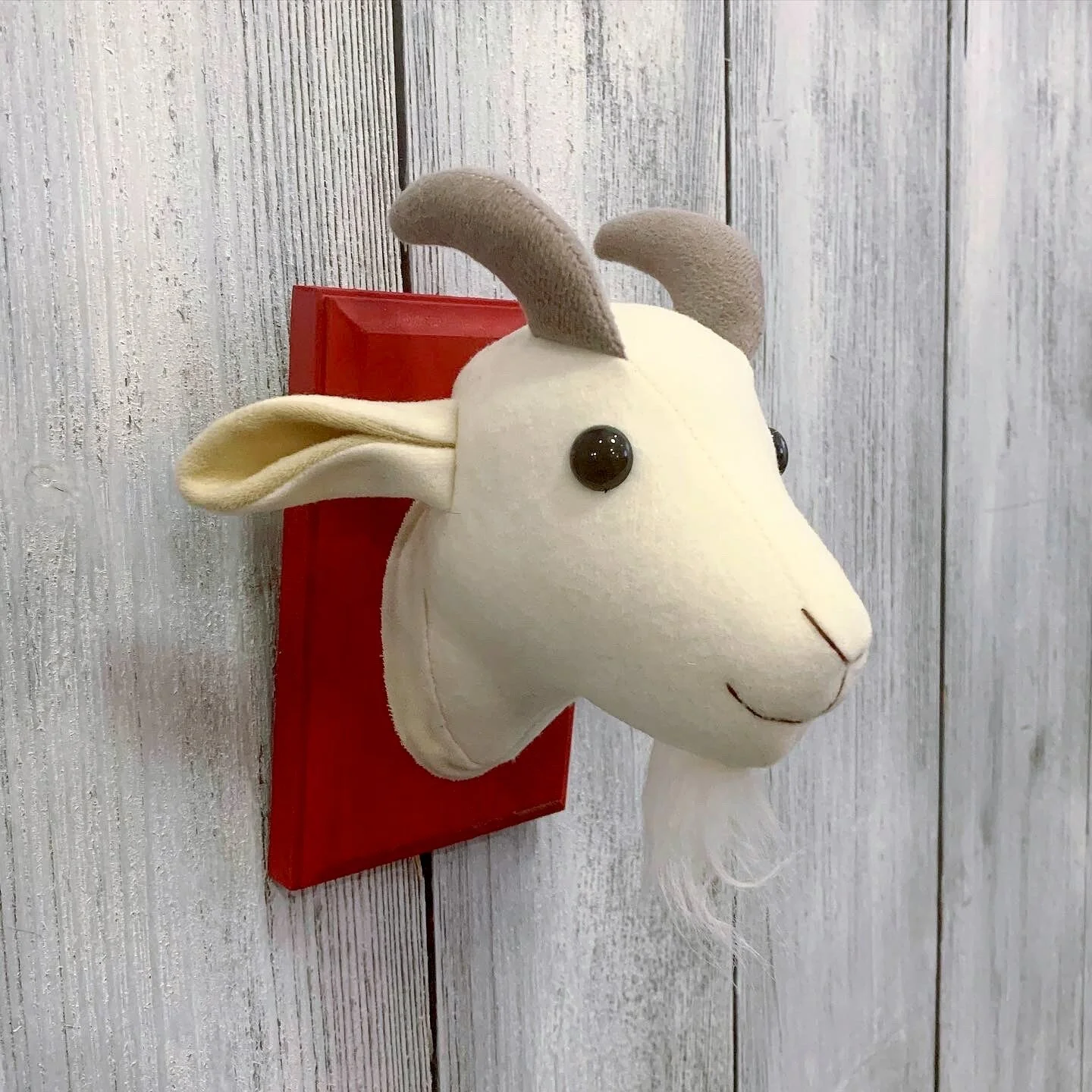Zooguu Goat Faux Taxidermy — Zooguu Handmade