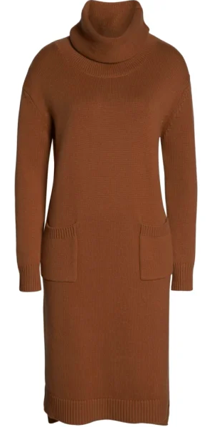 CAARA turtleneck sweater dress