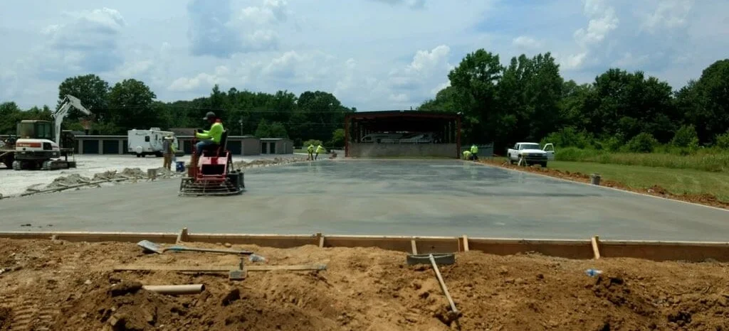 Concrete Pad For RV Building