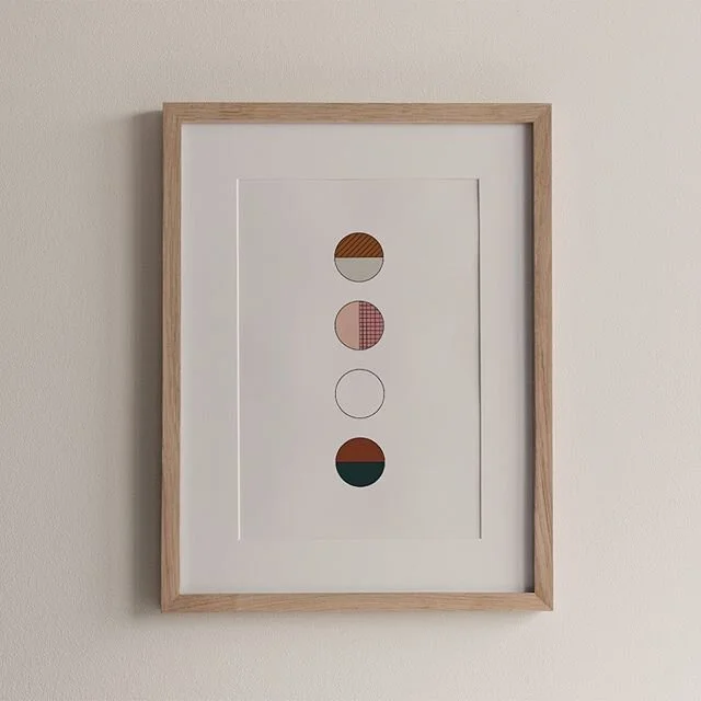 New on web store 4 moons lines print Sizes: A2 or 30x40cm print: Giclée fine art on high quality 300grbHahnemüele German etching paper #minimondayslondon #artwork #print #bw #gicleeprint #letters #typography #kidsinterior #minimal #graphic #colors 