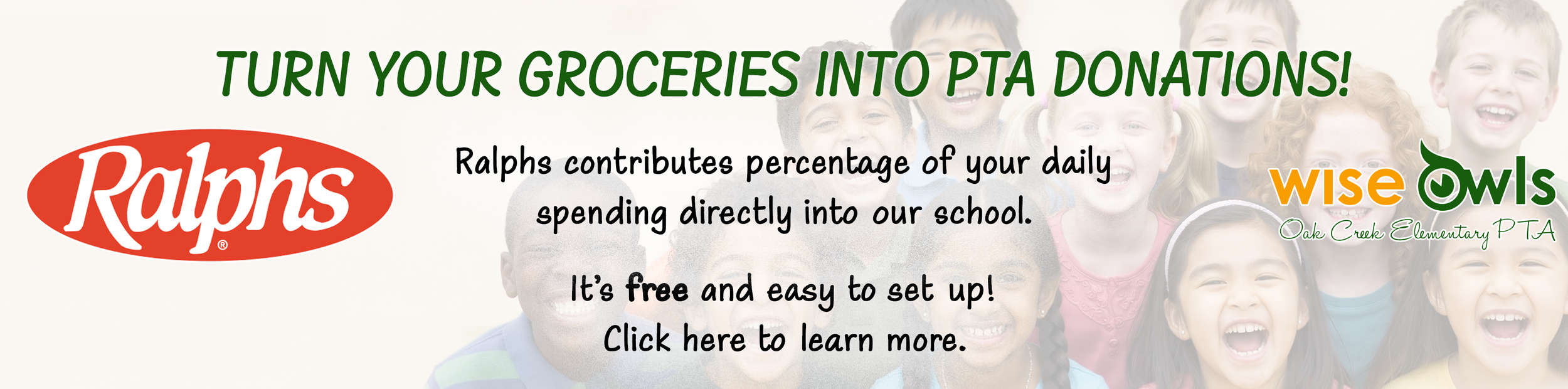 Contribute to our PTA with Ralphs!