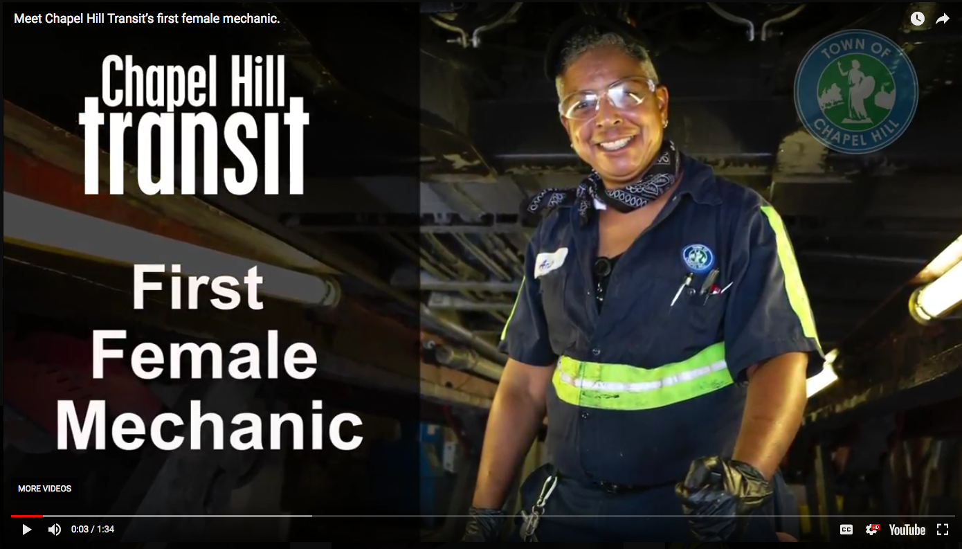 Meet Chapel Hill Transit's first female mechanic.