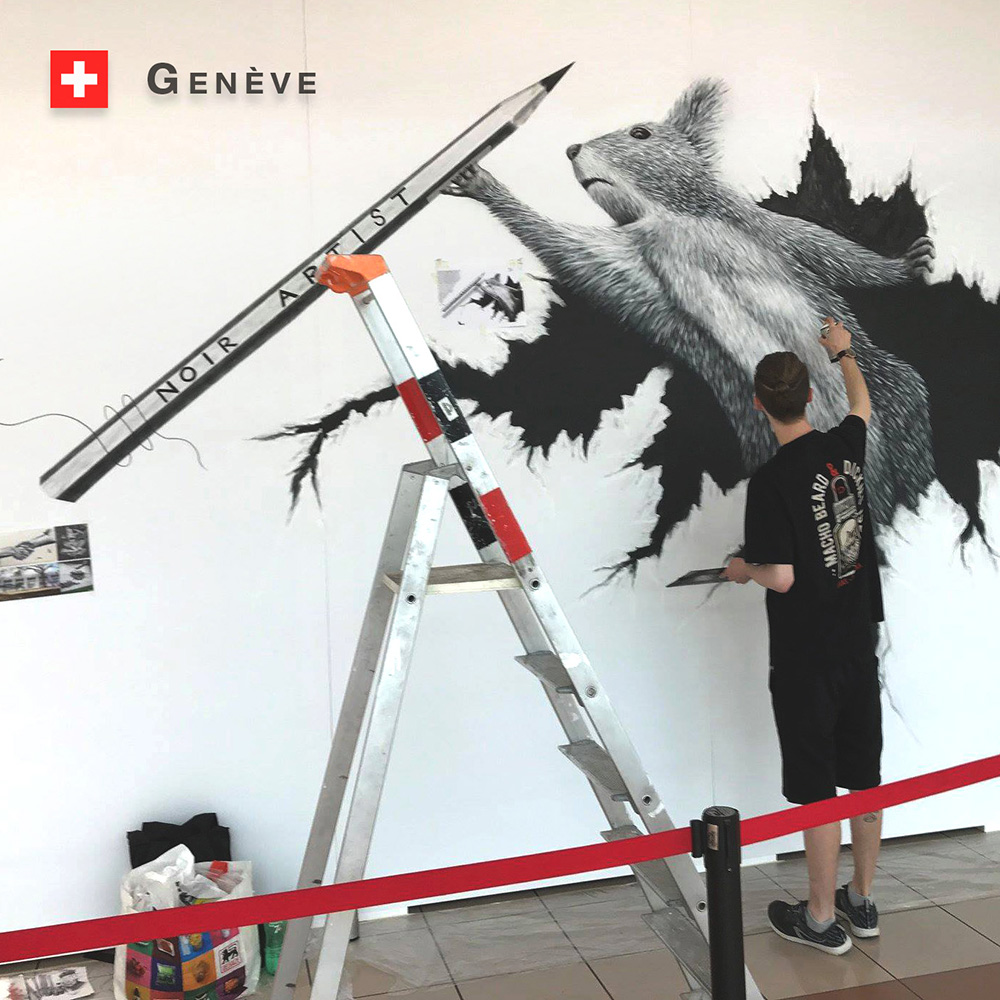 Copie de NOIR artist mural - Geneva