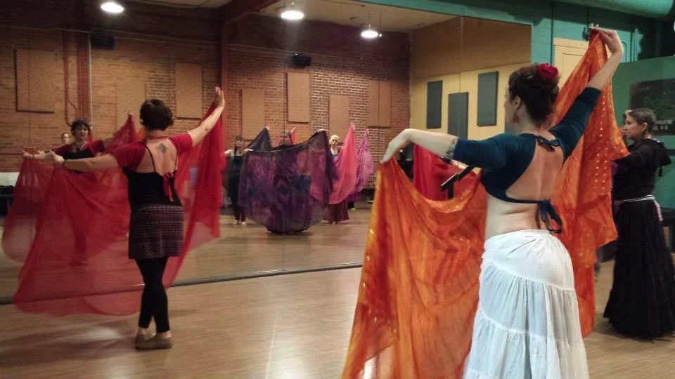 Terri's signature ATS® with Veil from her DVD, ATS with Props, is a popular workshop topic