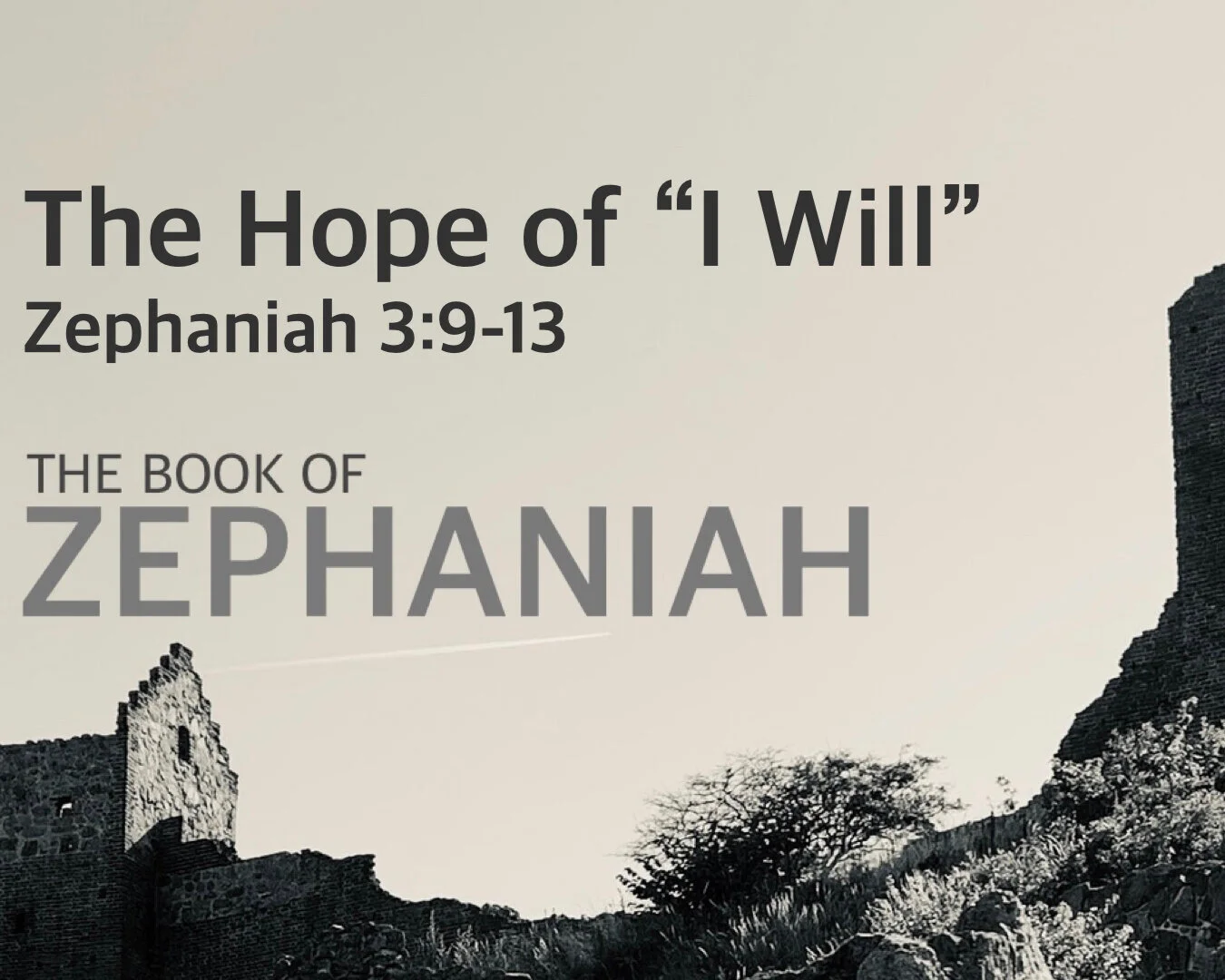 The Hope of “I Will”