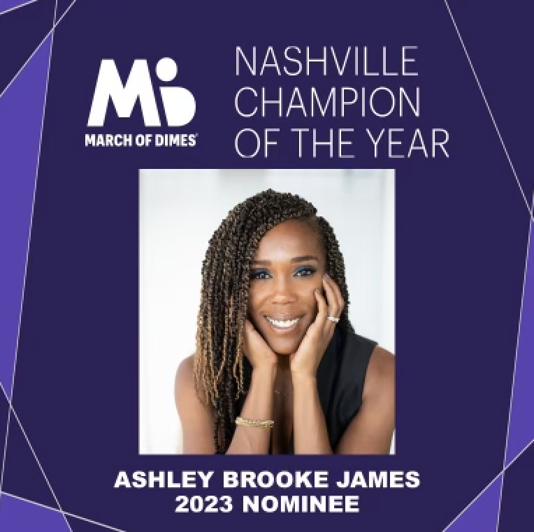 TRILUNA Co-Founder, Ashley Brooke James, Partners With March of Dimes!