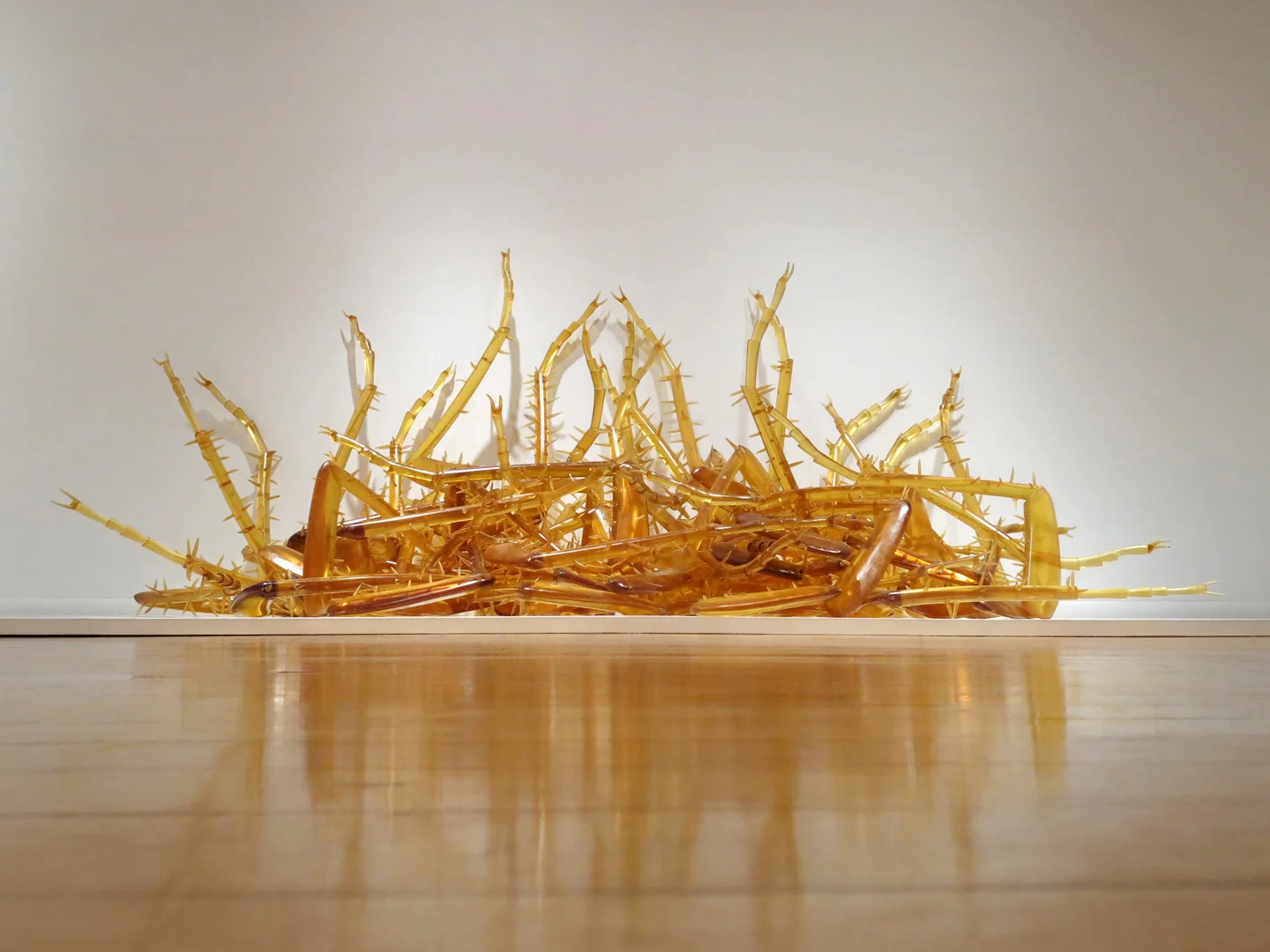 PILE OF LEGS, Resin, variable dimensions, Paul Robeson Galleries, Rutgers University
