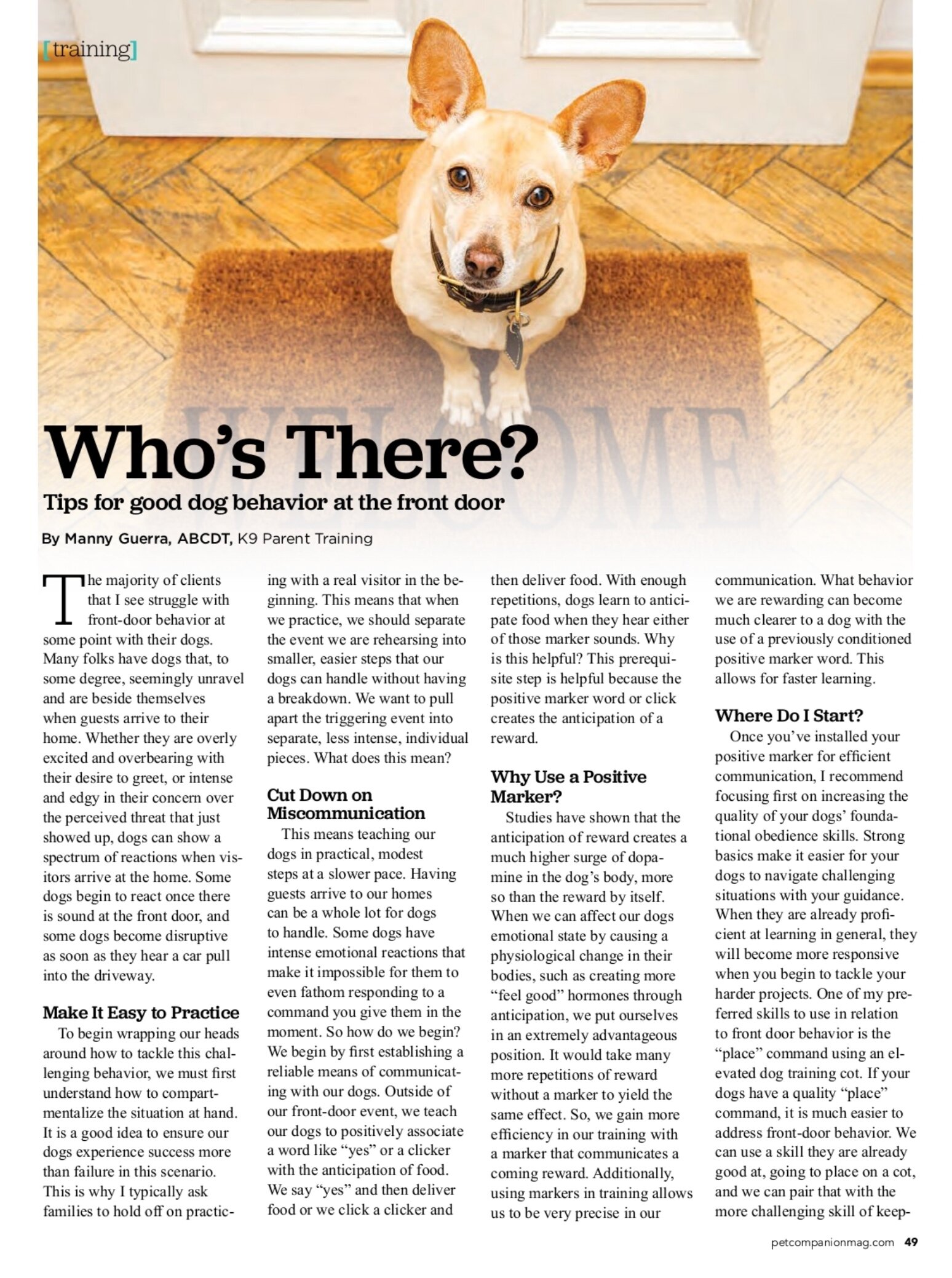 Pet Companion Magazine: Spring 2020