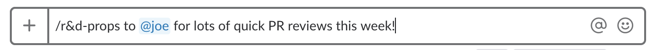 Writing props to the Slash Command in Slack…
