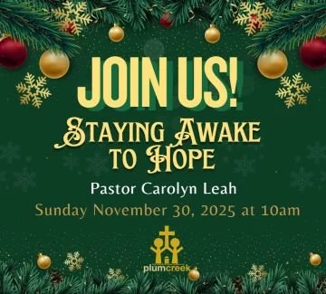 Staying Awake to Hope - Pastor Carolyn Leah