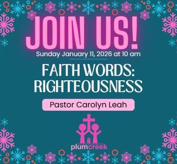 Faith Words: Righteousness - Pastor Carolyn 