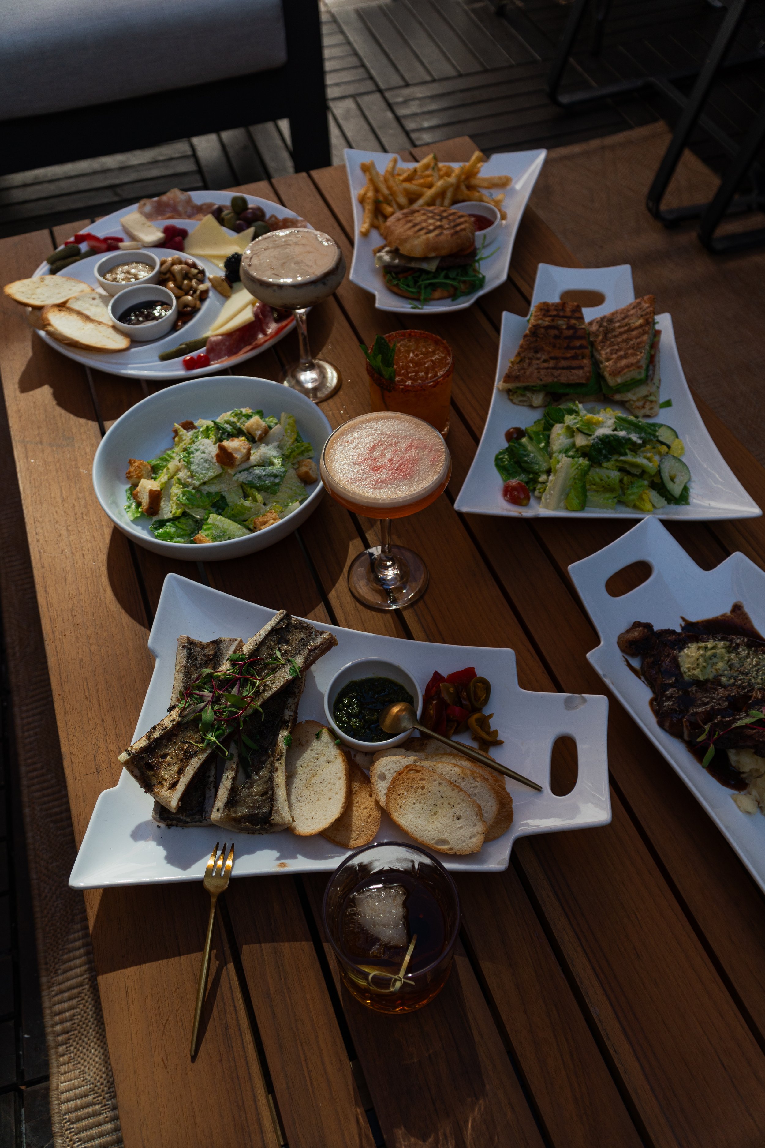 enjoy luxury, fine dining and cocktails in the heart of downtown salt lake city, utah at London Belle on our patio