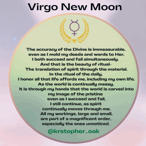 Virgo New Moon