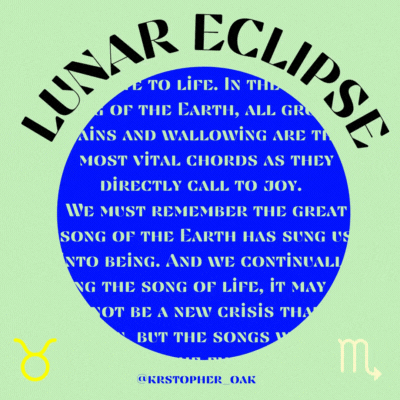 Lunar Eclipse in Taurus 