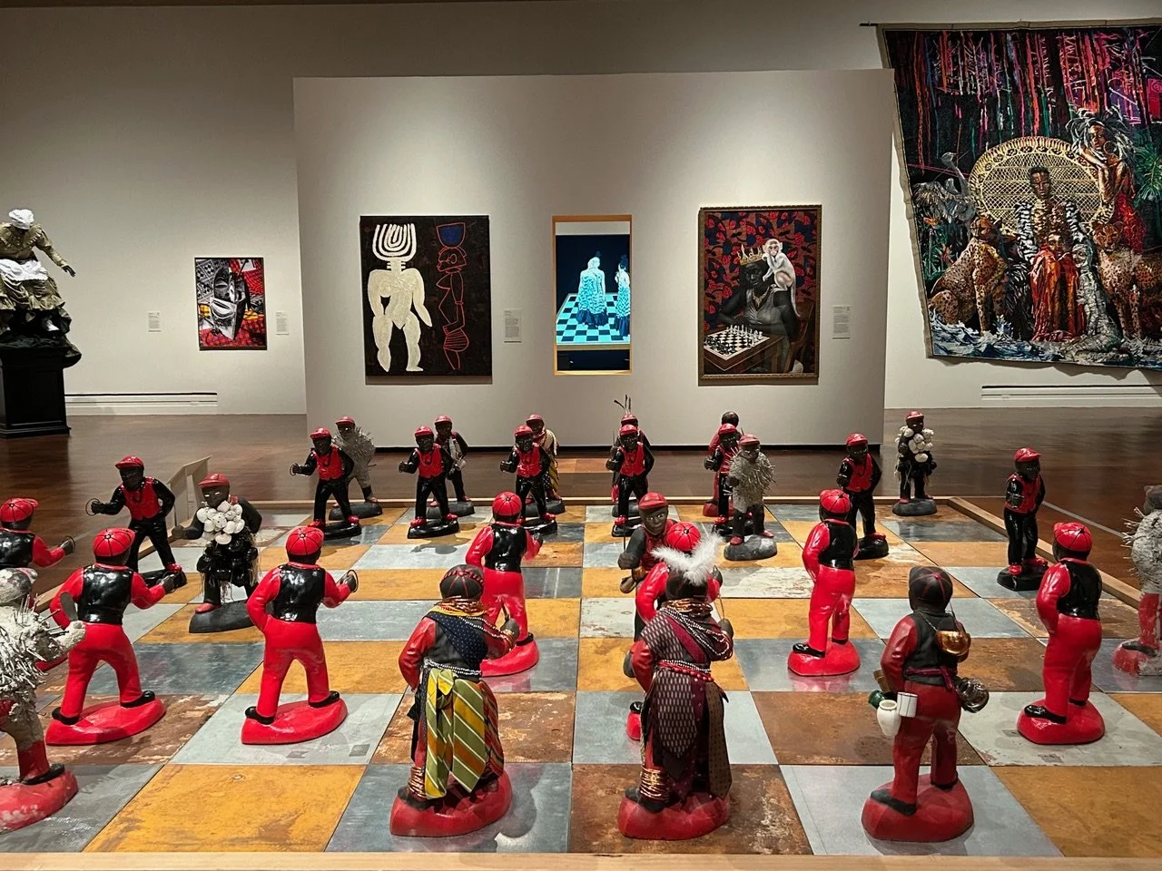 Strategic Interplay: African Art and Imagery in Black and White