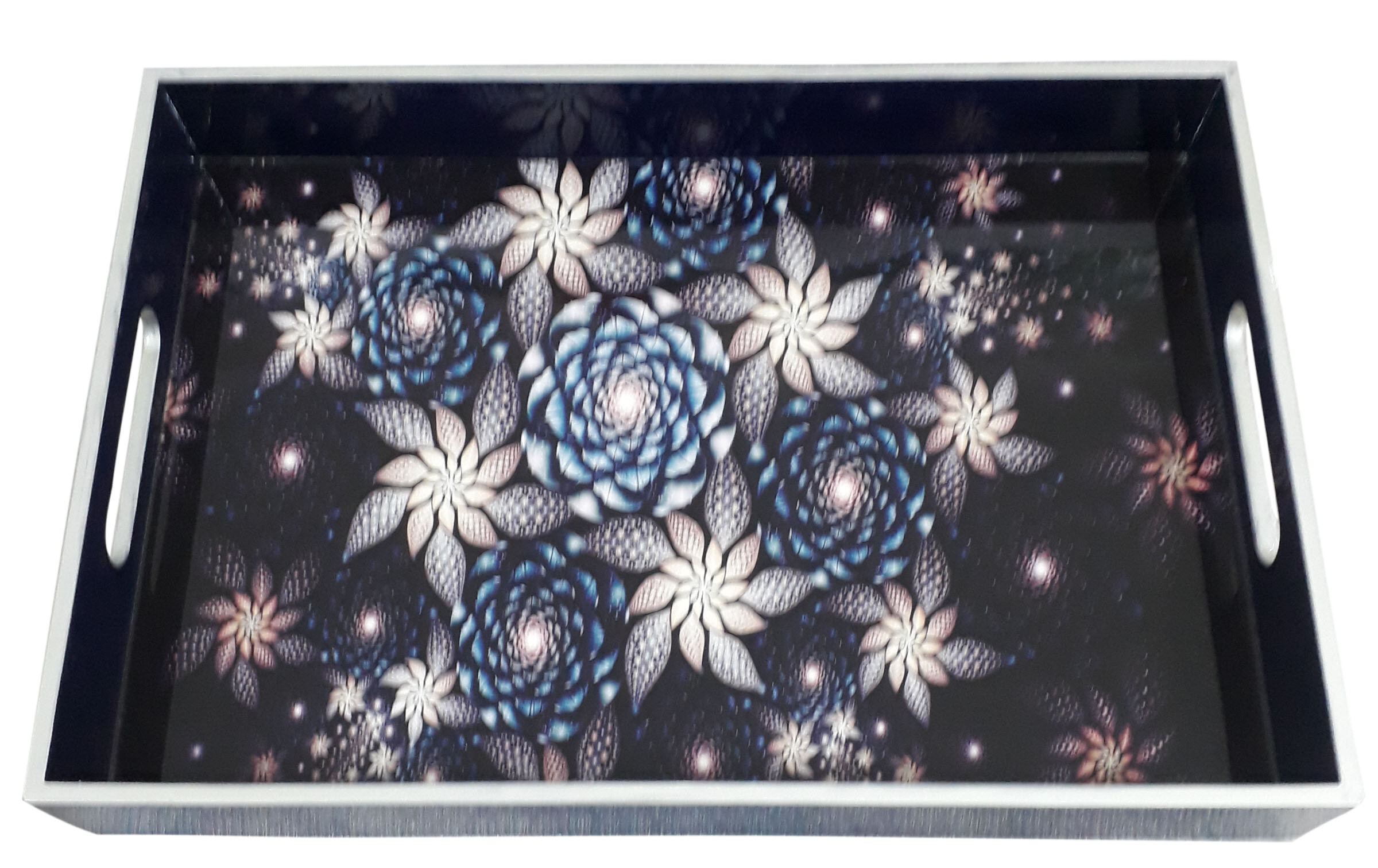 Rectg. Tray L size-Fractical Silver Flowers.jpg