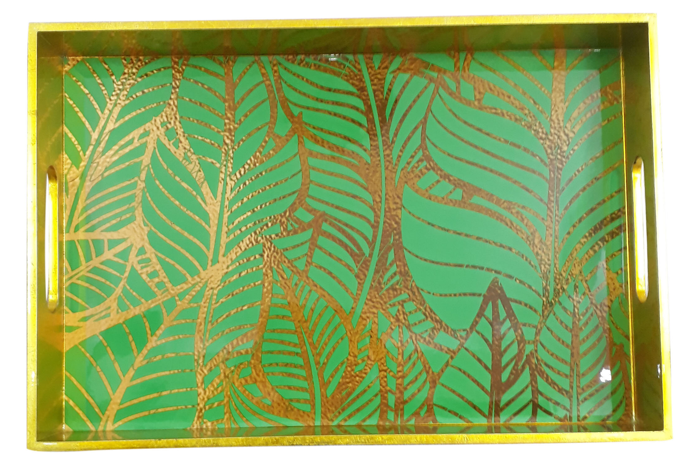 Rectg. Tray L size-Gold Leaves.jpg