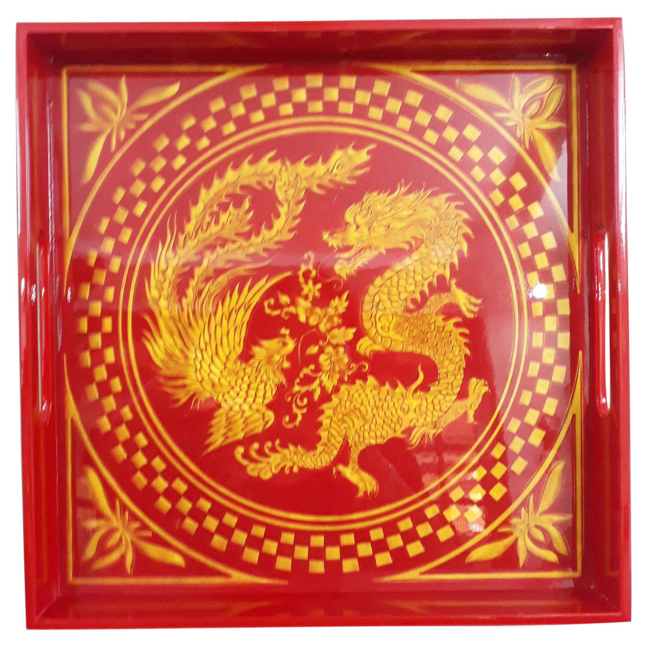 Square Tray-Gold Dragon.jpg