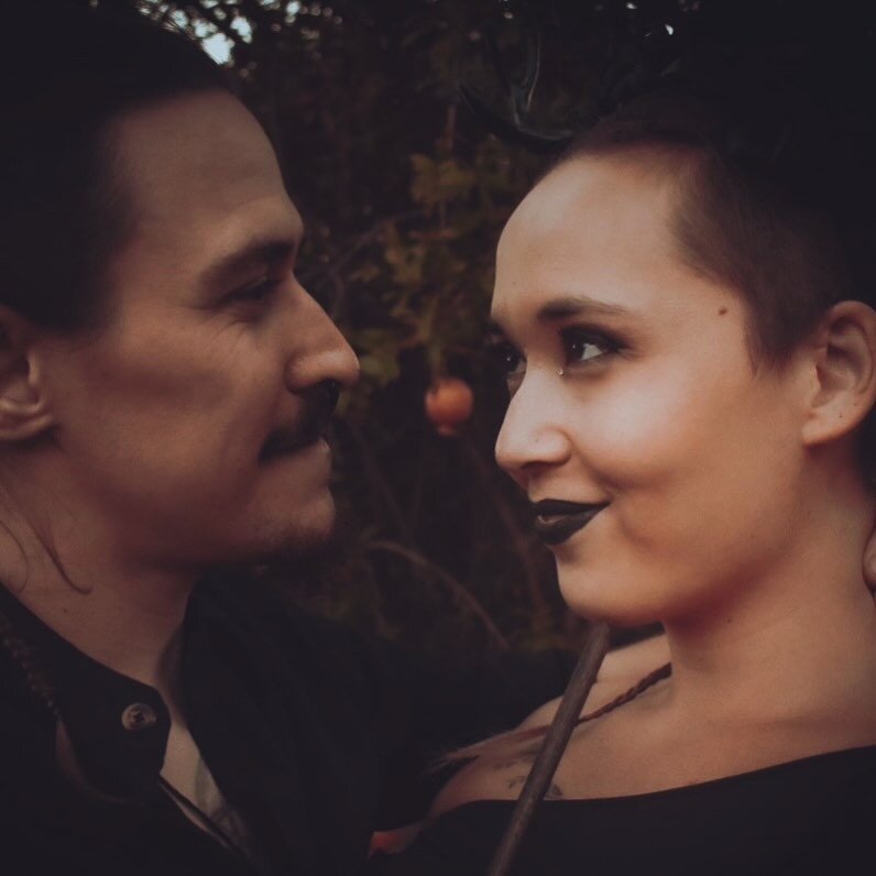 It&rsquo;s official! We are getting married on Halloween! 

Blessed Ostara, can&rsquo;t wait for Samhain 👻

📸 By @glassforrestphotos 🙏🏼

#paganwedding #handfasting #pojo2024 #yearofthedragon #microwedding #ostara #samhain #samhainwedding