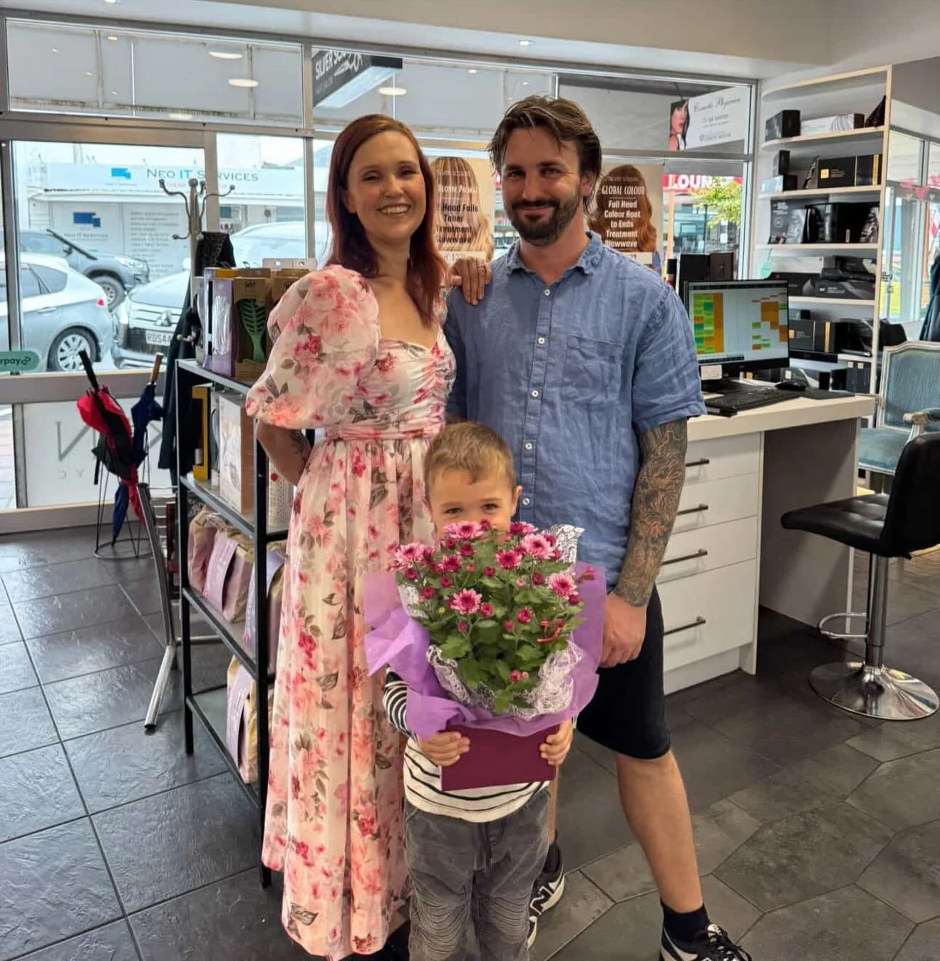 Little bit of valentine&rsquo;s day love in the salon yesterday 🥰
