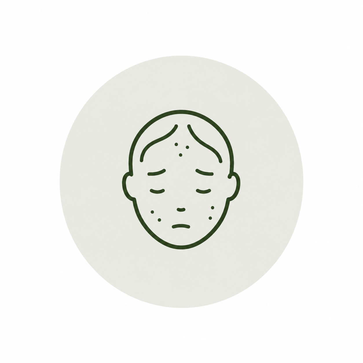 PCOS acne hair changes