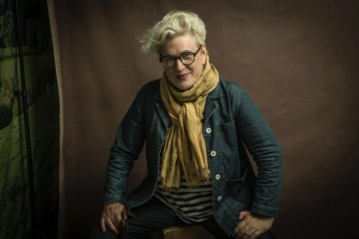 Meg Rosoff scarf and denim jacket.jpg
