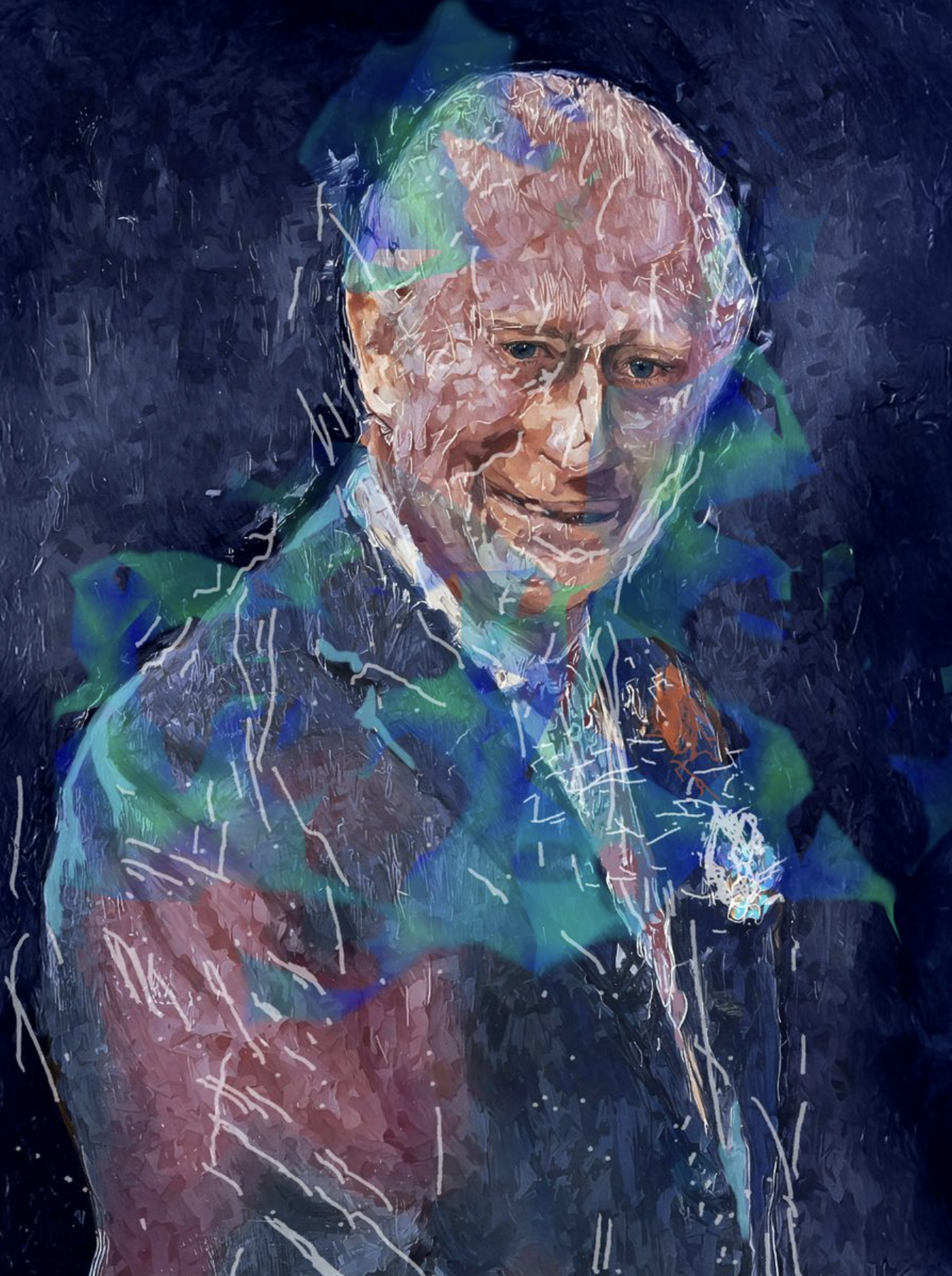 Ai-Da’s portrait of King Charles III