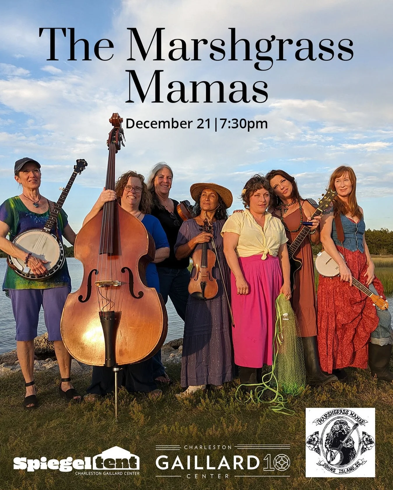 Excited to announce that Artist Pre-Sale tickets for our performance at the Gaillard&rsquo;s Spiegeltent this December will go on sale Thursday 7/31 at 11am! Find the link above and use the code MARSHGRASS to get yours a day before the public! 🎟️🎟️