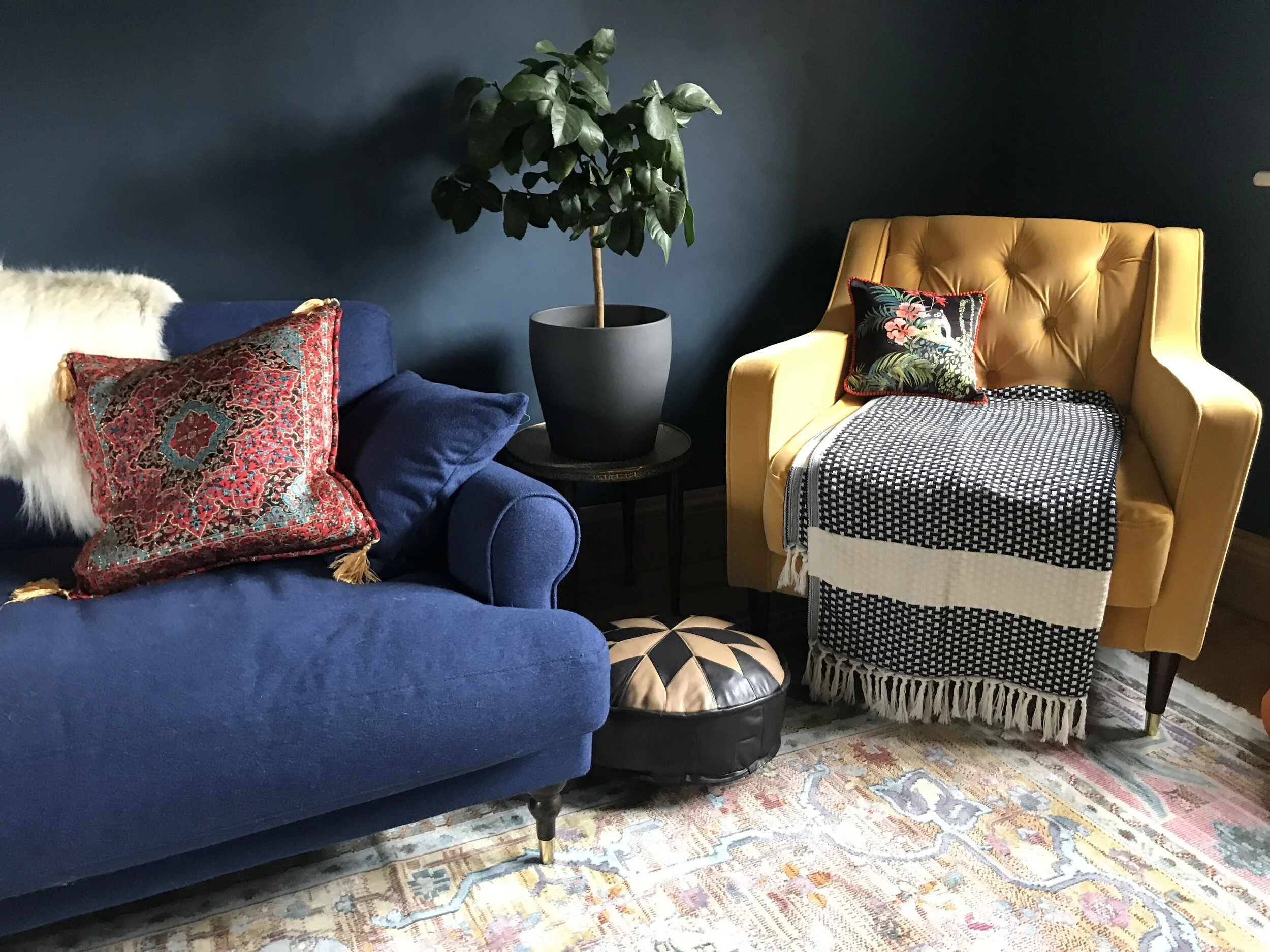 RESIDENTIAL INTERIOR DESIGN PROJECT - LIVING ROOM &amp; KITCHEN MAKE-OVER - KNUTSFORD, CHESHIRE