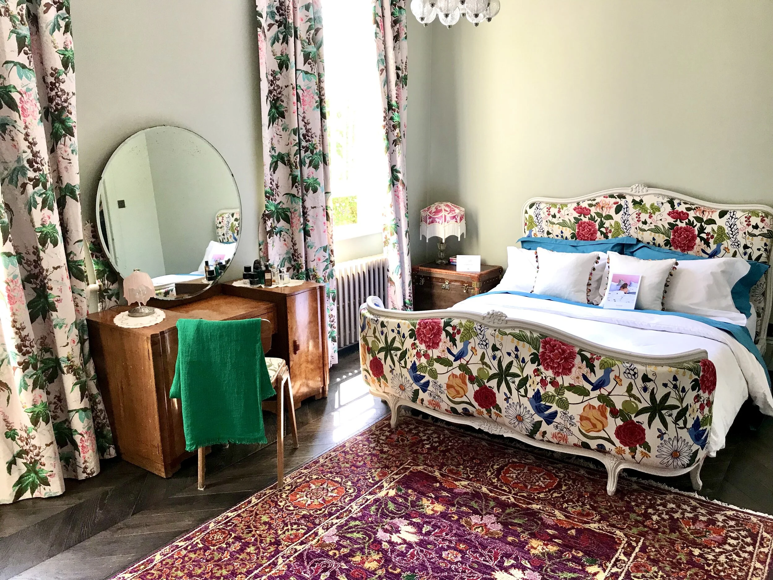 This has to be one of my favourite bedrooms of all time, by Interior Designer Michelle Kelly. I was lucky enough to visit her home on the Living Etc House Tour in 2018. With all the pattern that’s going on in this room, its fine that the bedding is …