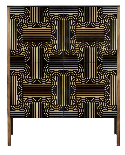 Loop Cabinet Four Door - gold - Cocou Manou.png