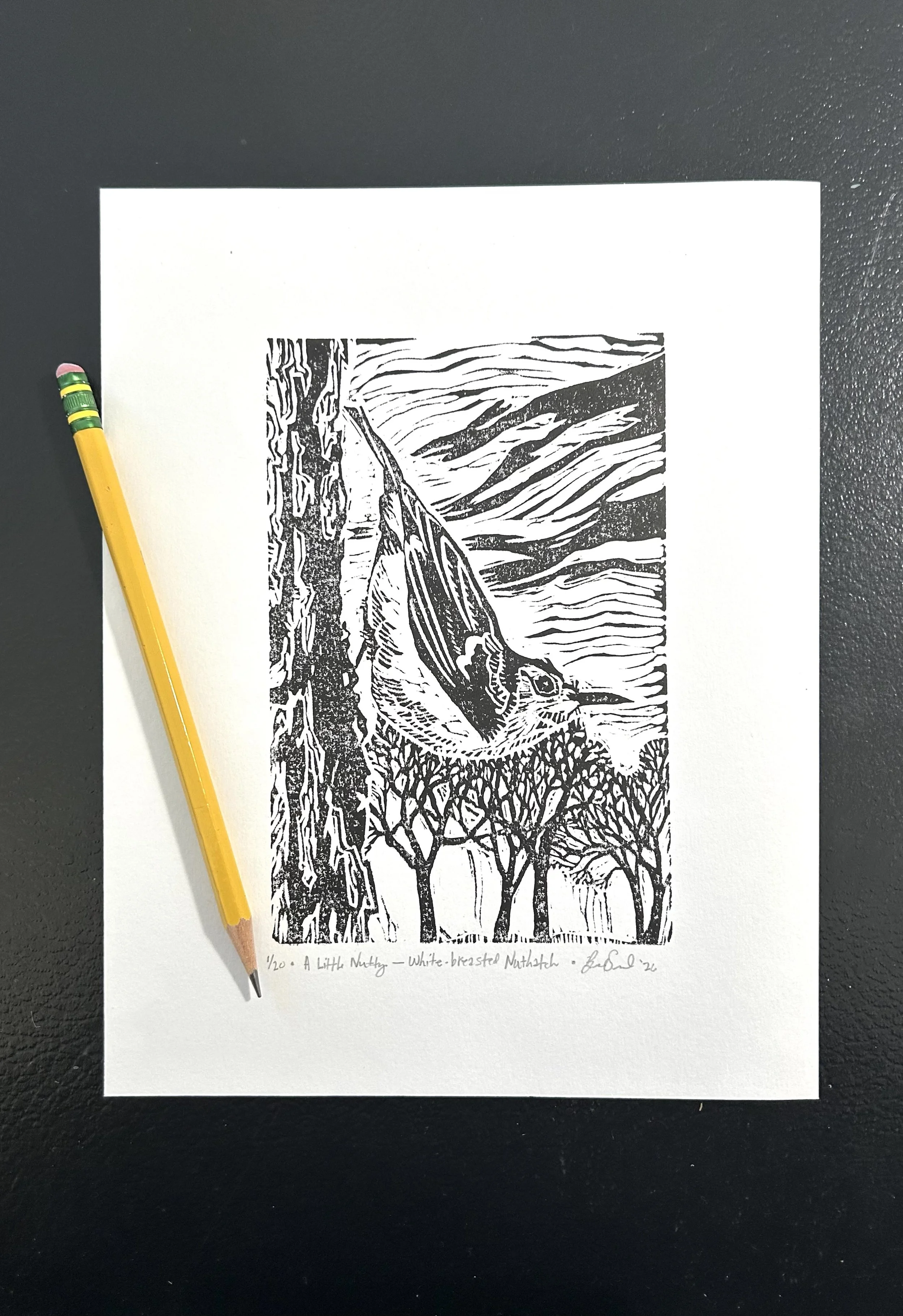 A Little Nutty Linocut_Photo 2.jpeg