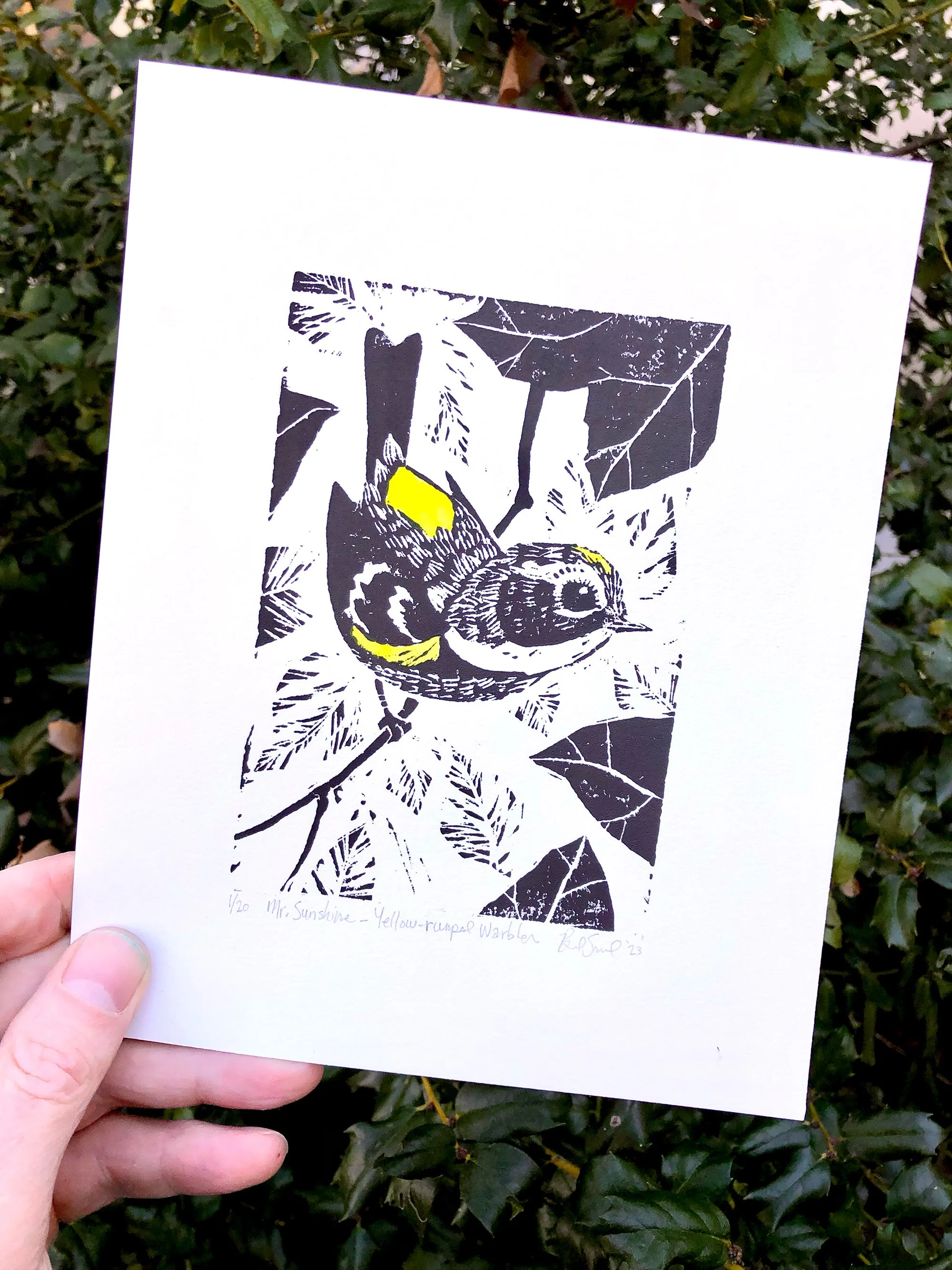 Mr. Sunshine Linocut_Photo 2.jpg