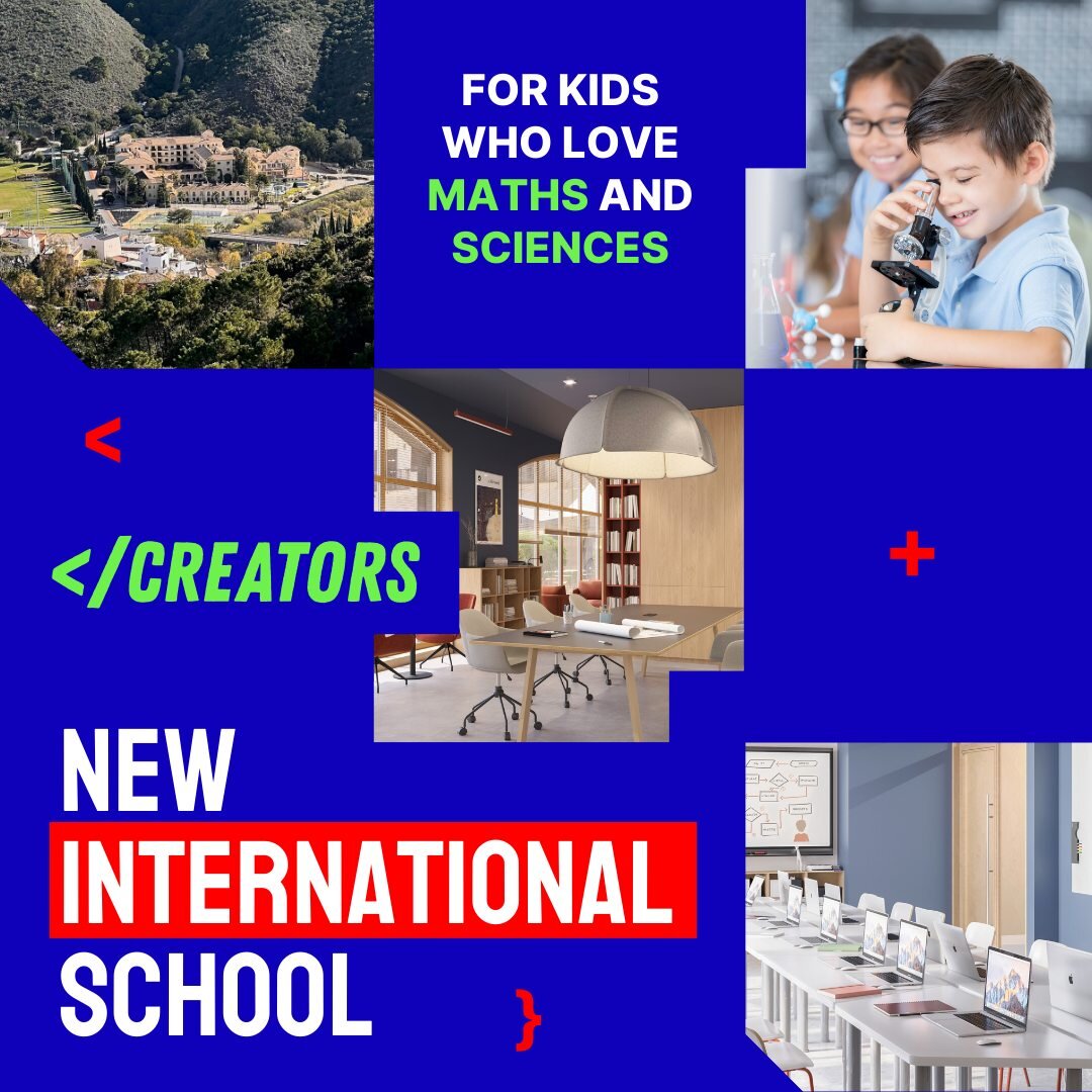 Introducing creators.tech &ndash; the Costa del Sol&rsquo;s first tech-focused school that fosters the next generation of tech pioneers, innovators and world leaders. 
 
📍 Located in the beautiful village of Benahav&iacute;s, we have excellent conne