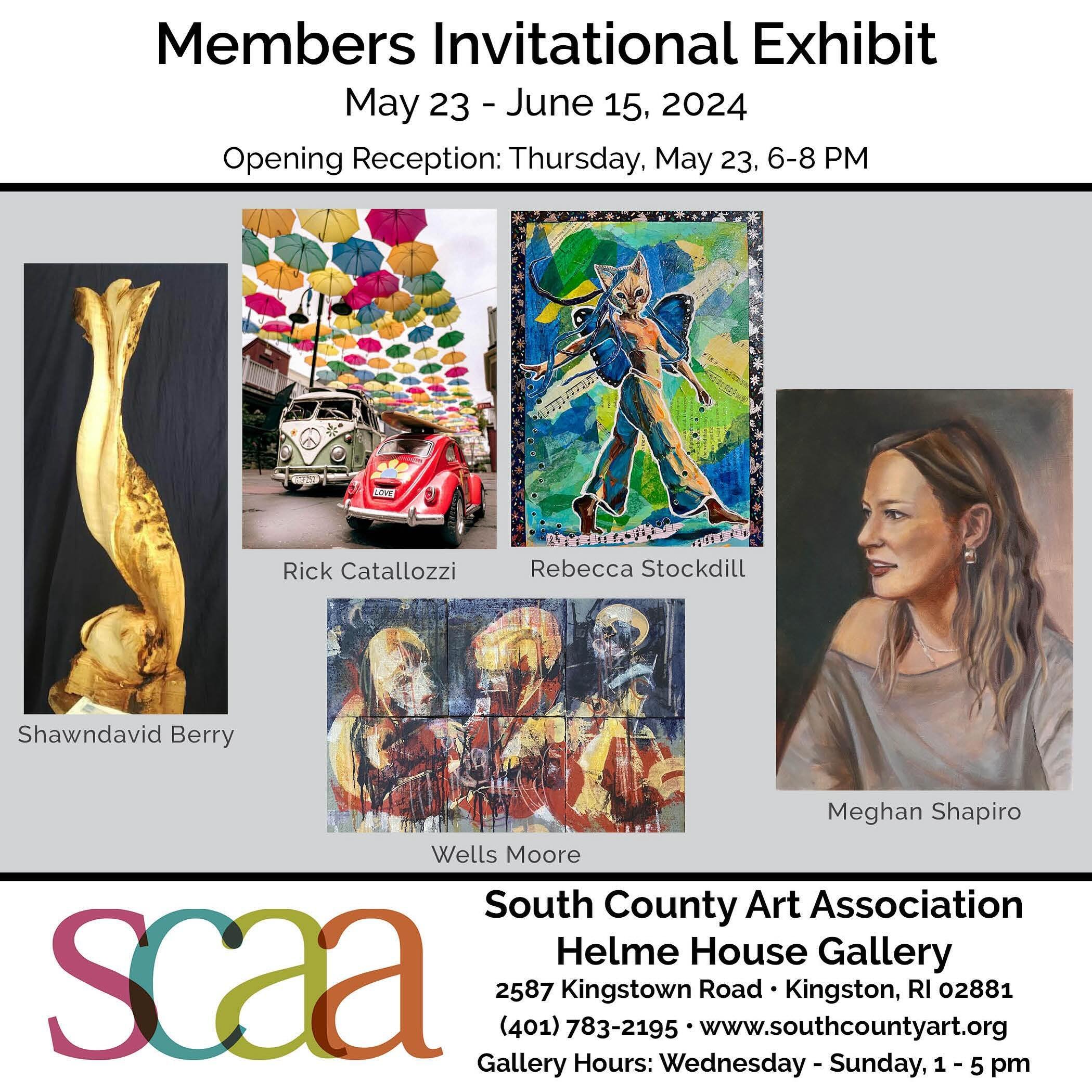 Thrilled to share that I&rsquo;ll be part of the @scartri member invitational! Join me on May 23rd at 6 pm for the opening reception at the historic Helme House Gallery. Come discover a blend of my artworks in this stunning venue hosted by the South 