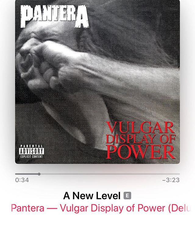 Because some mornings are better with @panteraofficial 🤘🏼🖤👊🏼 #metal #wednesdaywisdom #anewlevel